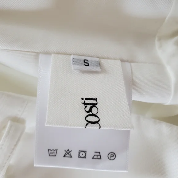 Ancosti Pleated A-line mini Sporty skirt Small White 178 - Picture 6 of 7